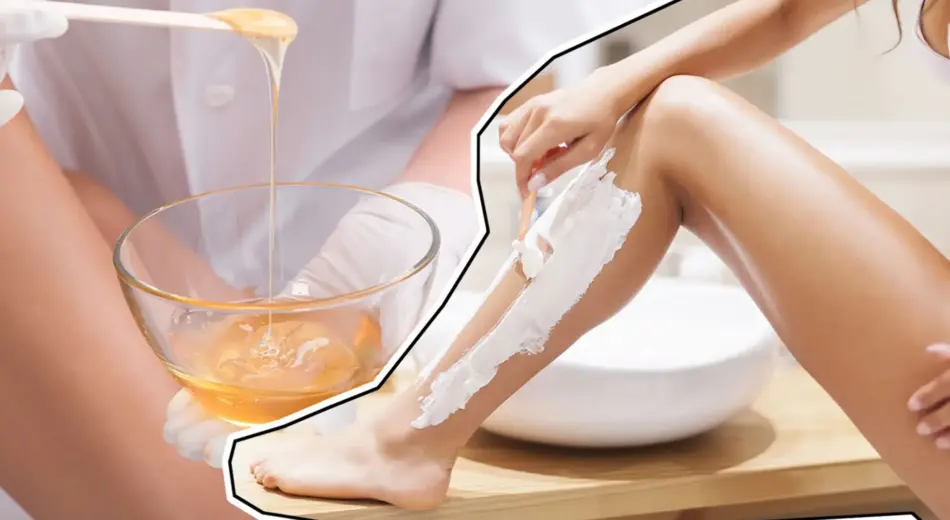 Haarentfernung an den Beinen