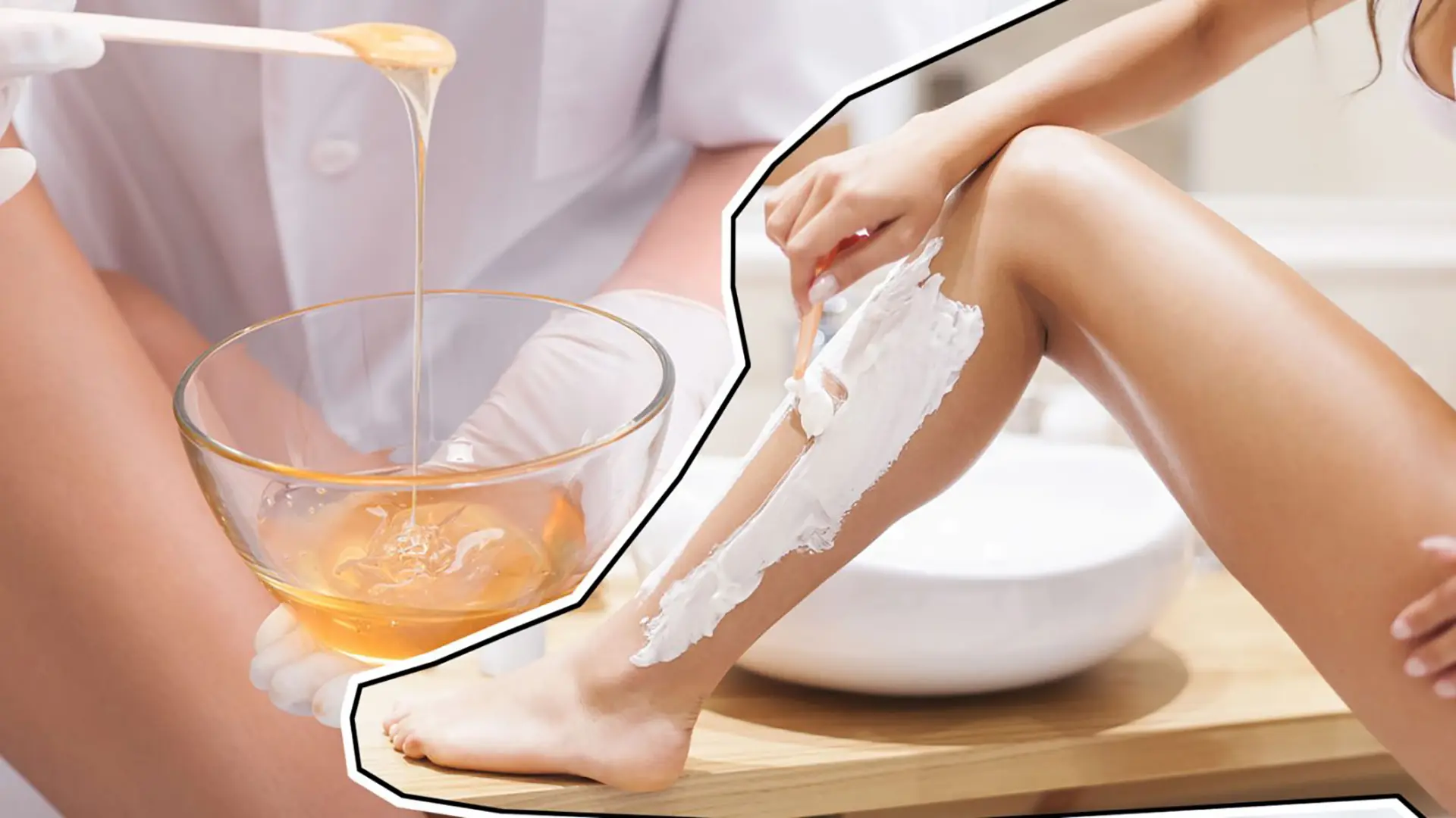 Haarentfernung an den Beinen