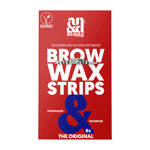 and beauty brow wax strips