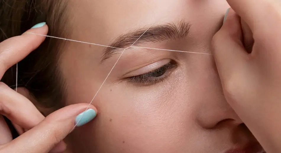 Augenbrauen Threading