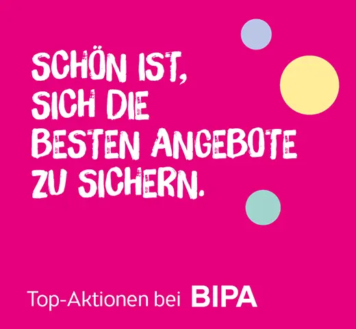 Hinweisbutton zu BIPA Aktionen