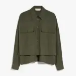 Grünes Popeline-Hemd