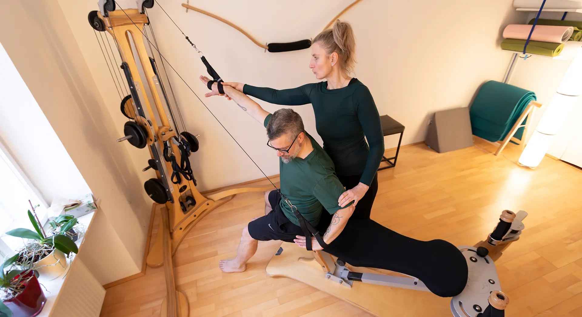 Heike Paul beim Training