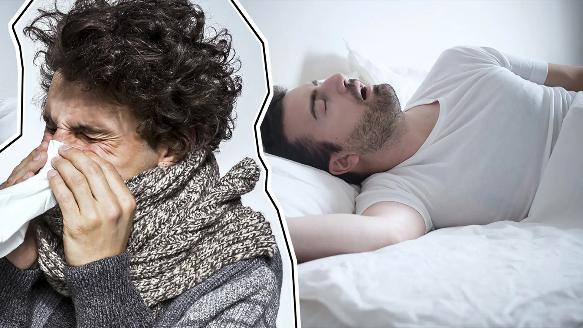 Collage kranke Männer