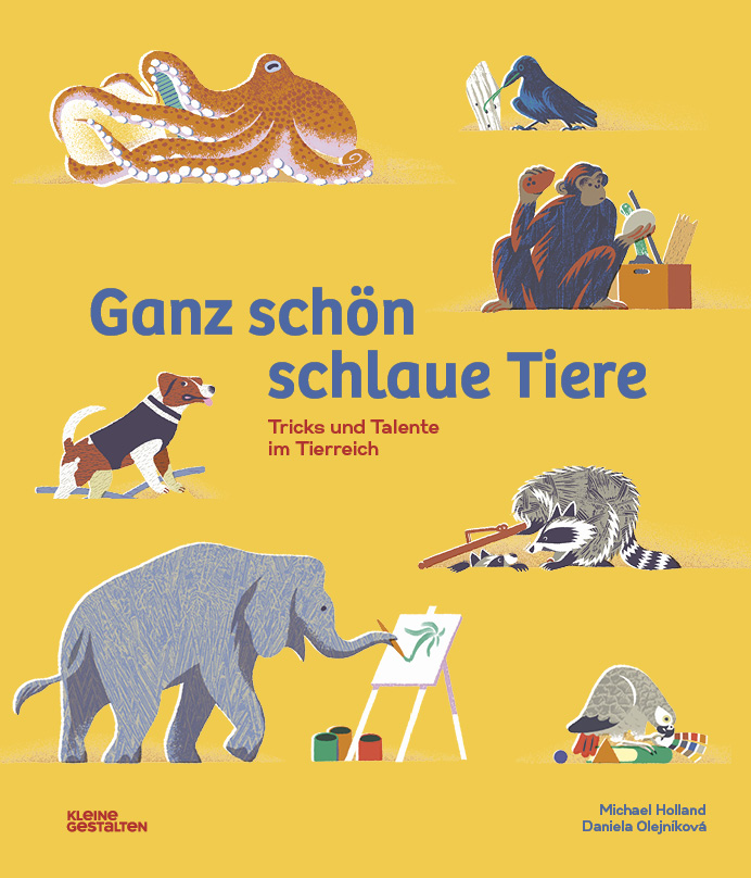 Kinderbuch-Cover: Ganz schön schlaue Tiere