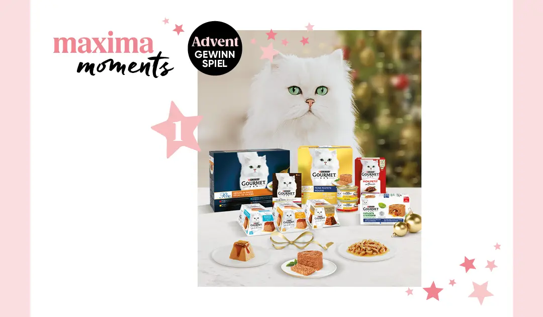 maxima Adventkalender Tür 1, Purina