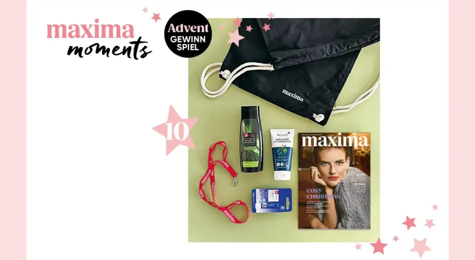 maxima Adventkalender Tür 10, maxima Goodie Bag