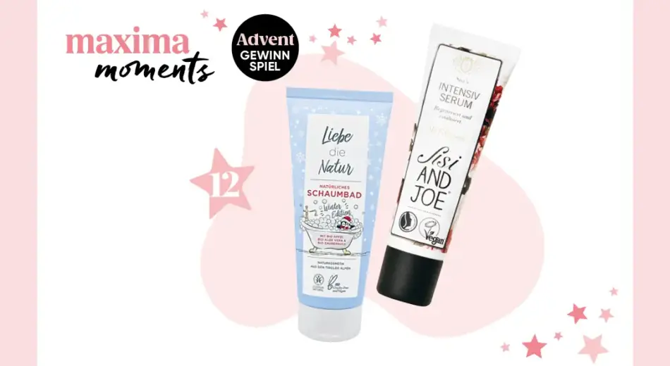 maxima Adventkalender Tür 12, pure green cosmetics