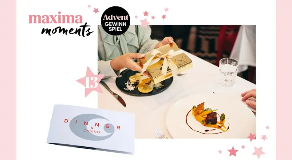 maxima Adventkalender Tür 13, Casinos Austria