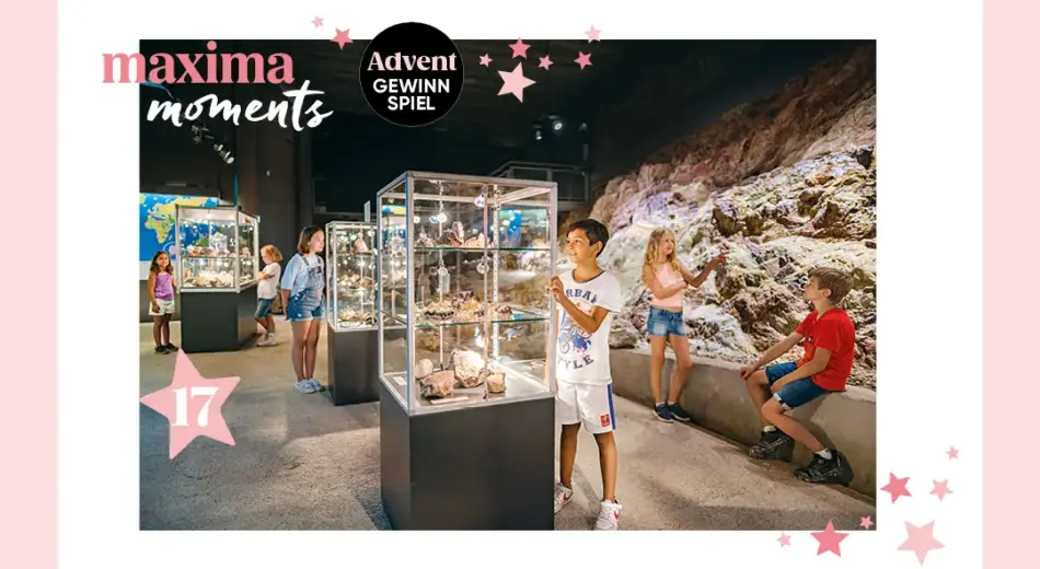 maxima Adventkalender Tür 17, Amethyst Welt Maissau