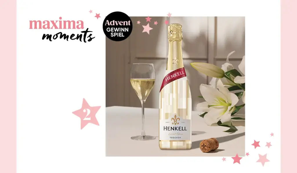 maxima Adventkalender Tür 2, Henkell