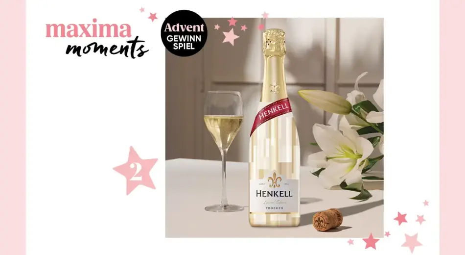 maxima Adventkalender Tür 2, Henkell