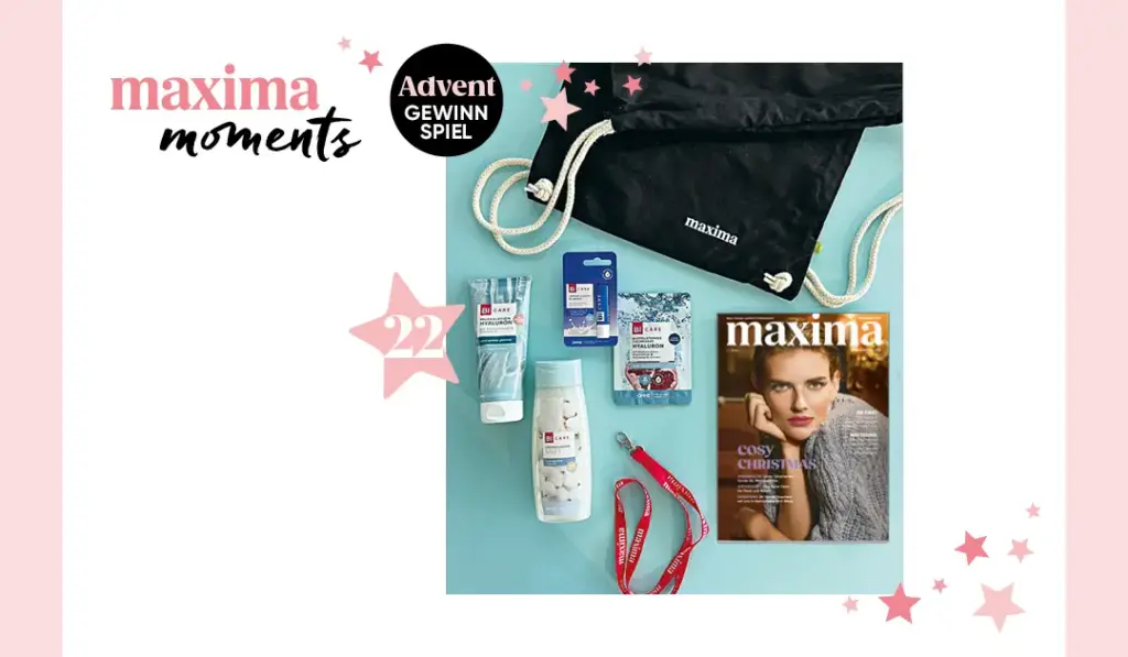 maxima Adventkalender Tür 22, maxima Goodie Bag