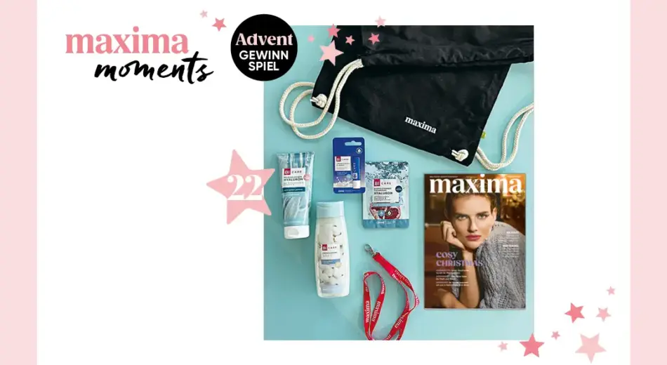 maxima Adventkalender Tür 22, maxima Goodie Bag