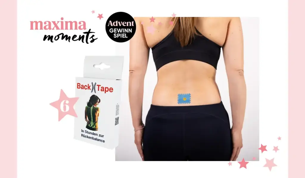 maxima Adventkalender Tür 6, Back Tape