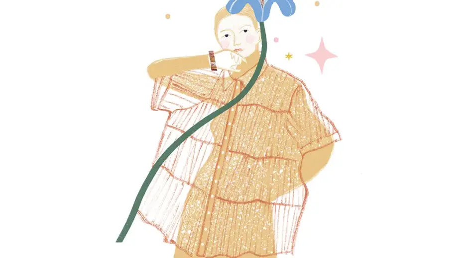 Illustration Jahreshoroskop 2026 Jungfrau