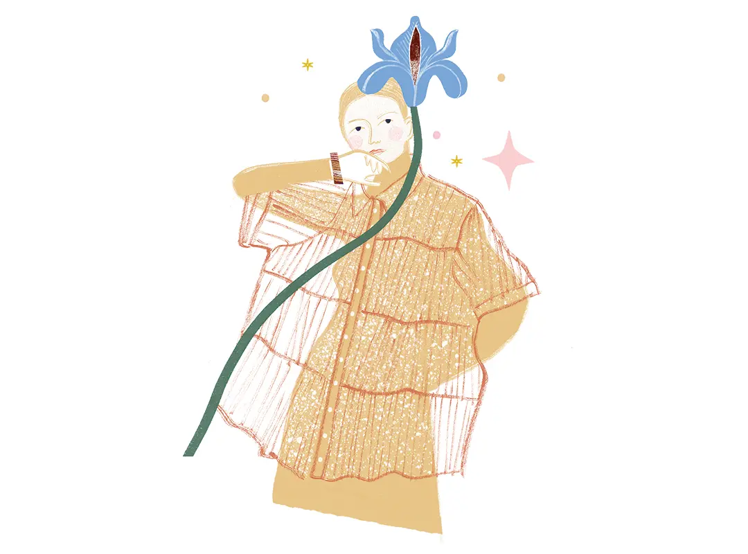 Illustration Jahreshoroskop 2026 Jungfrau