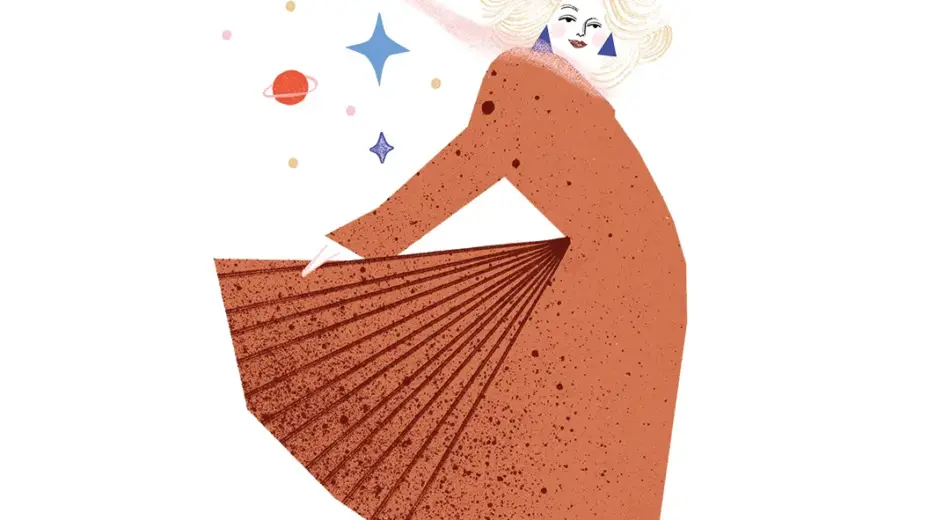 Illustration Jahreshoroskop 2026 Loewe