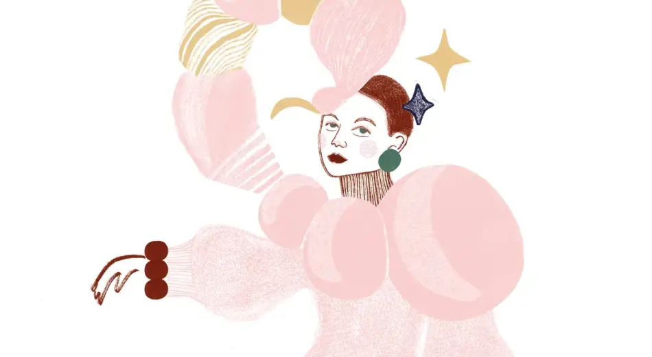 Illustration Jahreshoroskop 2026 Skorpion