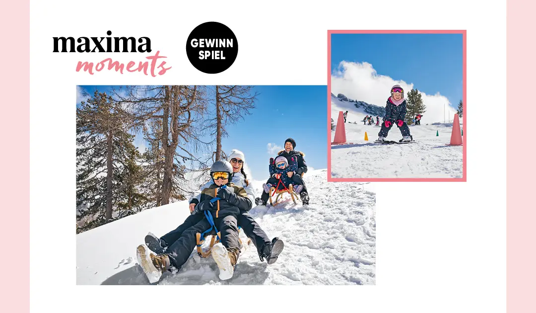 maxima moments Gewinnspiel Jänner/Februar 2026 Original Kinderhotels