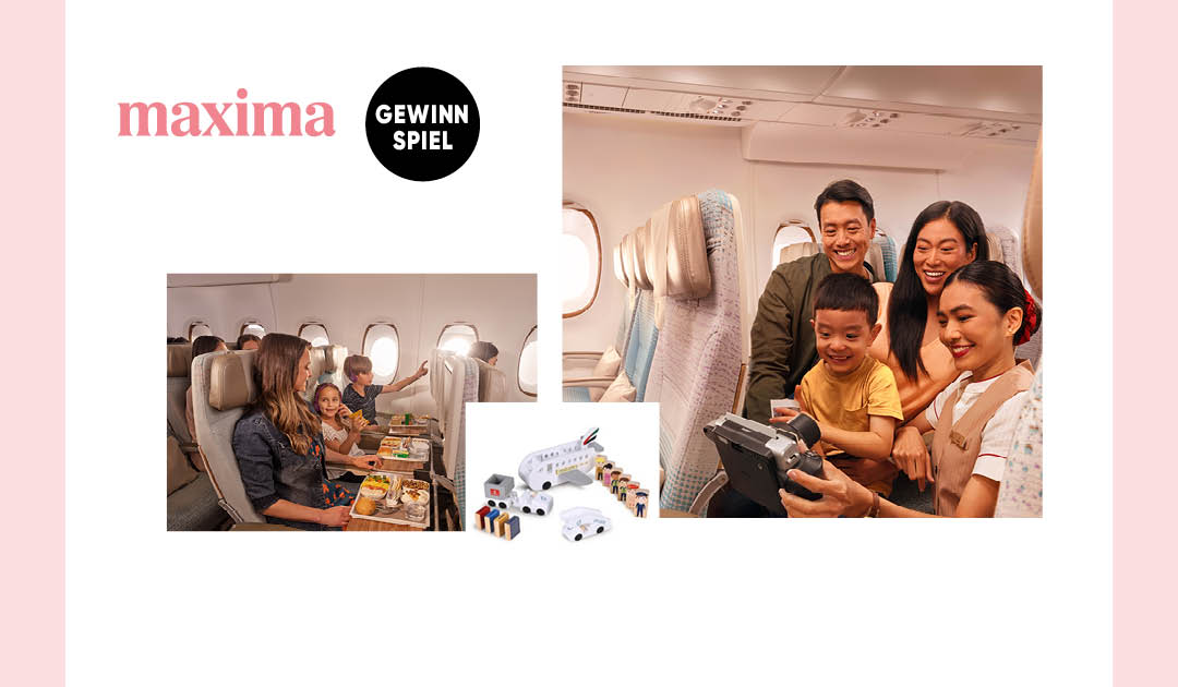 Gewinnspiel maxima x Emirates, Emirates Impressionen im Flugzeug