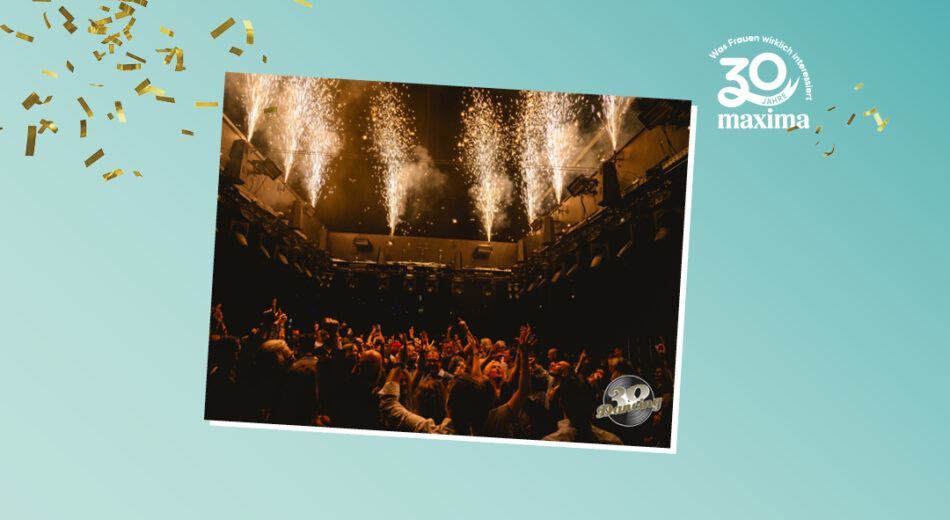 30 Jahre maxima Logo mit 30dancing