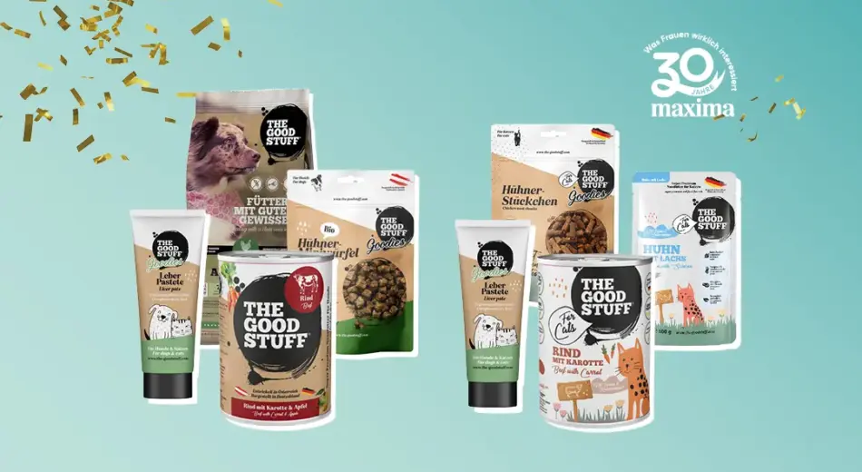 30 Jahre maxima Gewinnspiel mit The Good Stuff