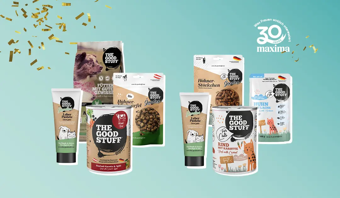 30 Jahre maxima Gewinnspiel mit The Good Stuff