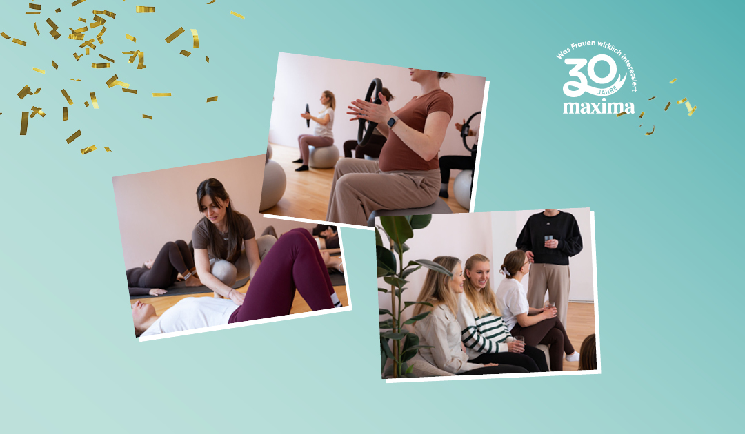 30 Jahre maxima Logo mit Femmewell