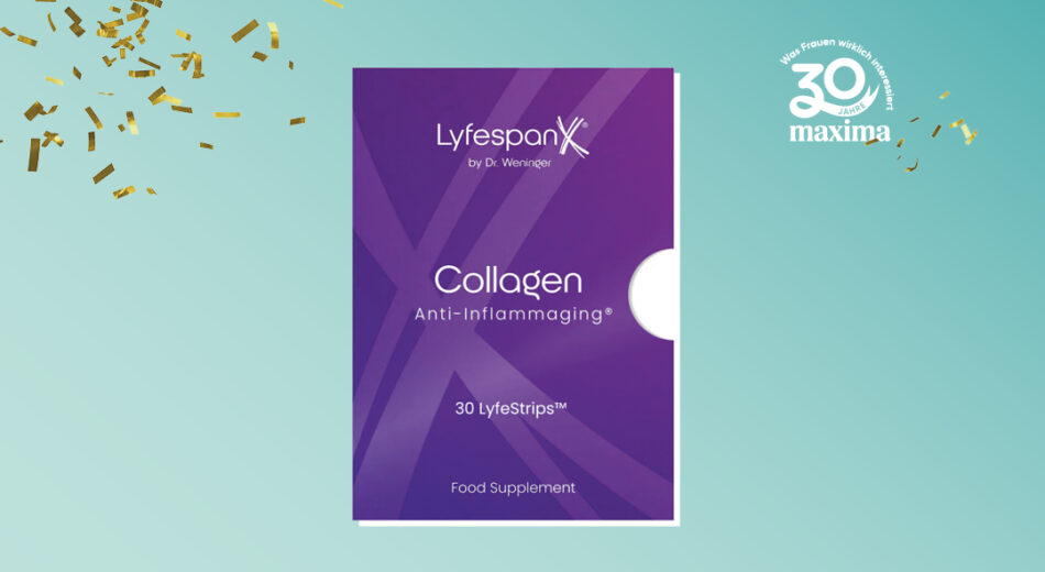 30 Jahre maxima Logo mit LyfespanX