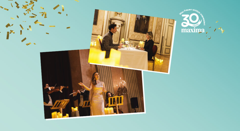 30 Jahre maxima Logo mit Palais Auersperg