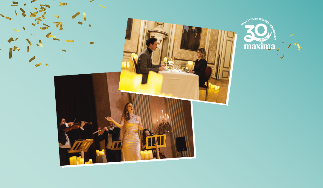 30 Jahre maxima Logo mit Palais Auersperg