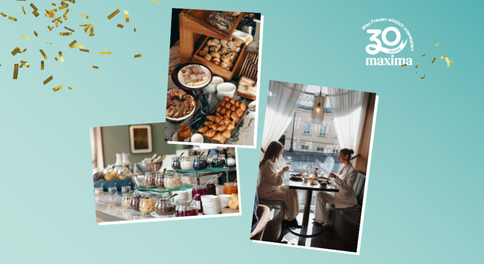 30 Jahre maxima Logo mit Sans Souci