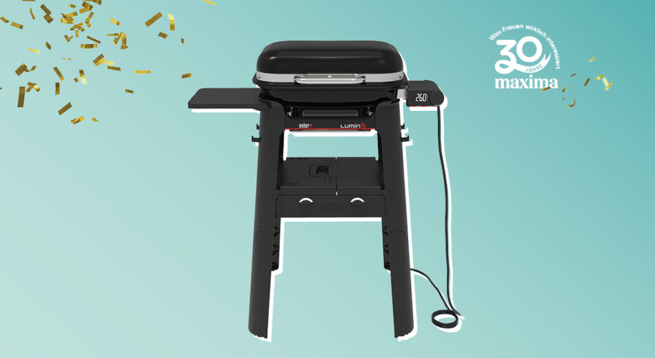 30 Jahre maxima Logo mit Weber