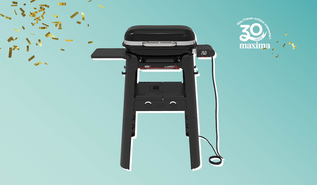 30 Jahre maxima Logo mit Weber