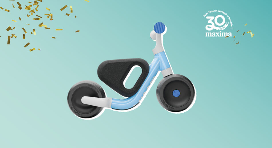 30 Jahre maxima Logo mit Woom