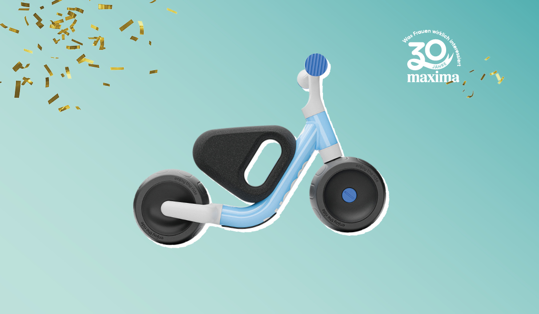 30 Jahre maxima Logo mit Woom