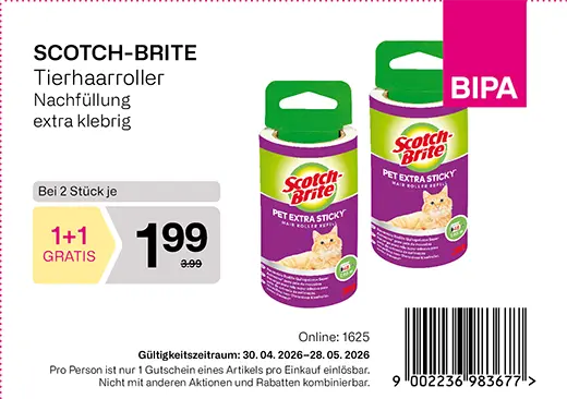 1+1 Gutschein Scotch-Brite