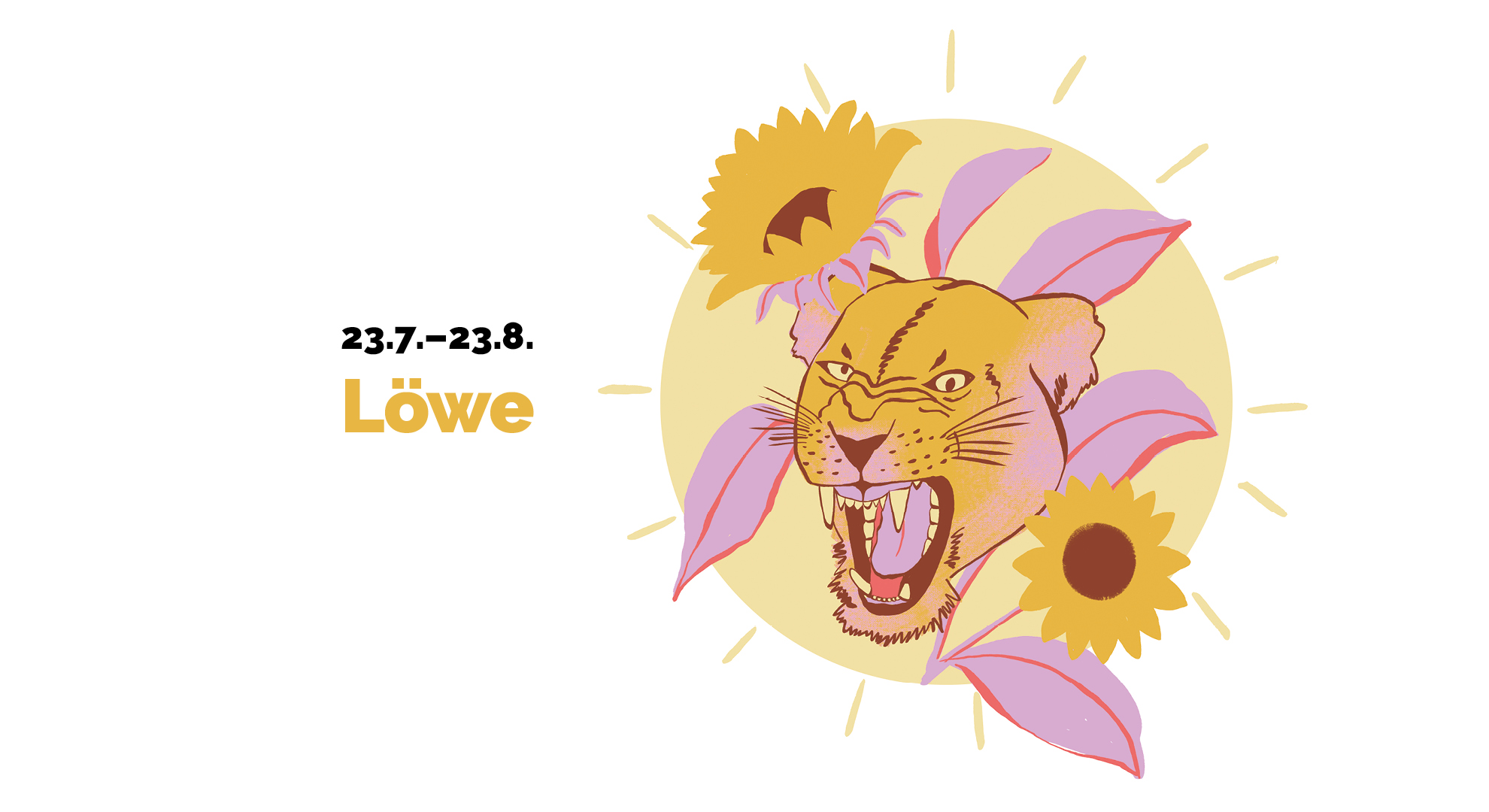 Headerbild Sommerhoroskop maxima, Löwe