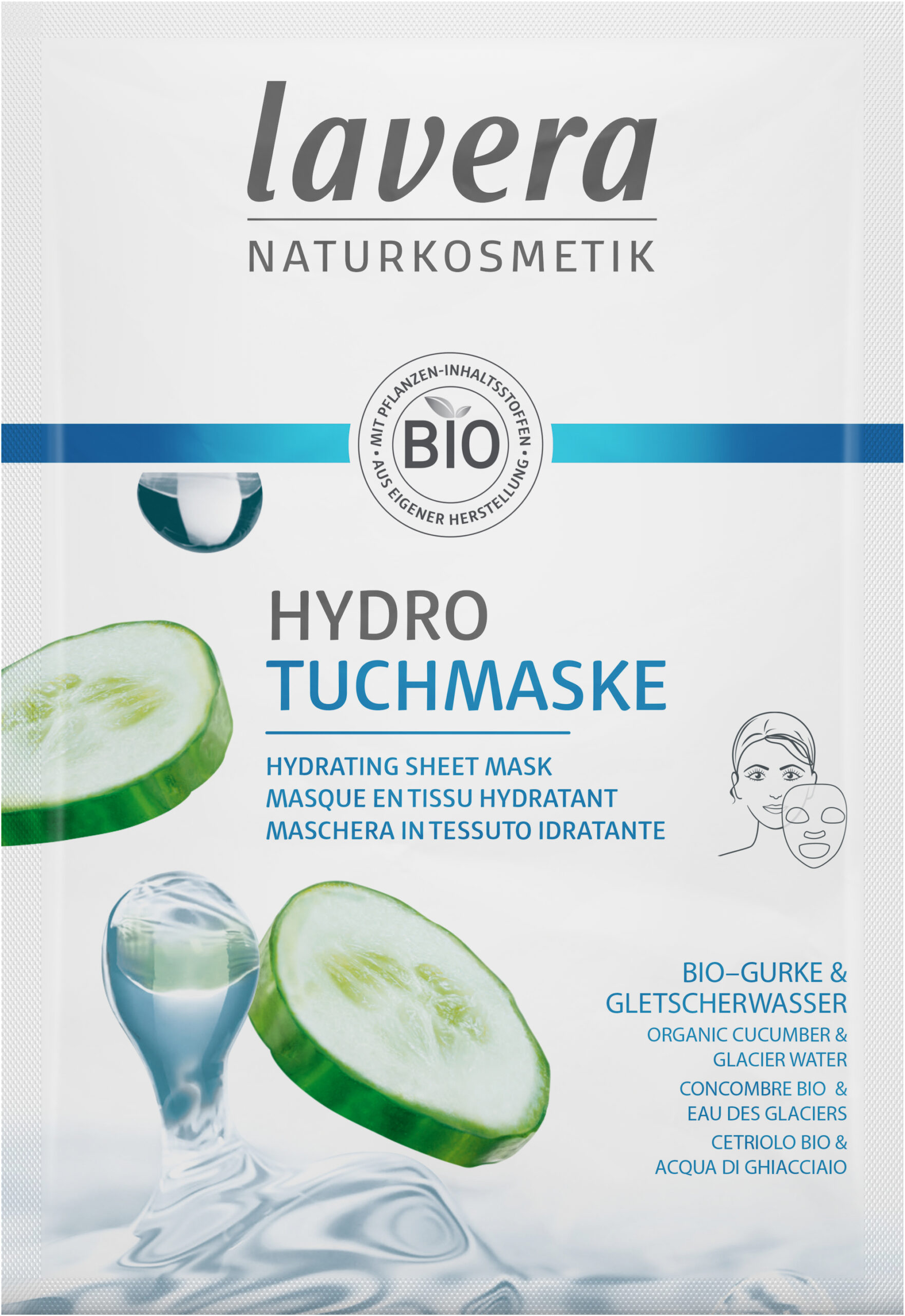 Freisteller Lavera Hydro Tuchmaske