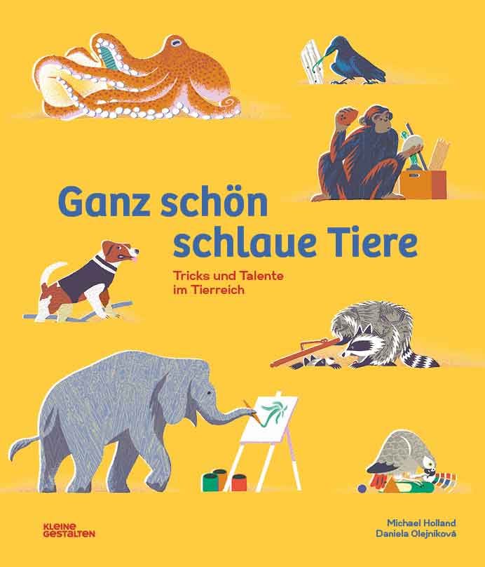 Kinderbuch-Cover: Ganz schön schlaue Tiere