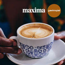 Formularbild Button Gewinnspiel maxima November 11/2026 Afro Coffee